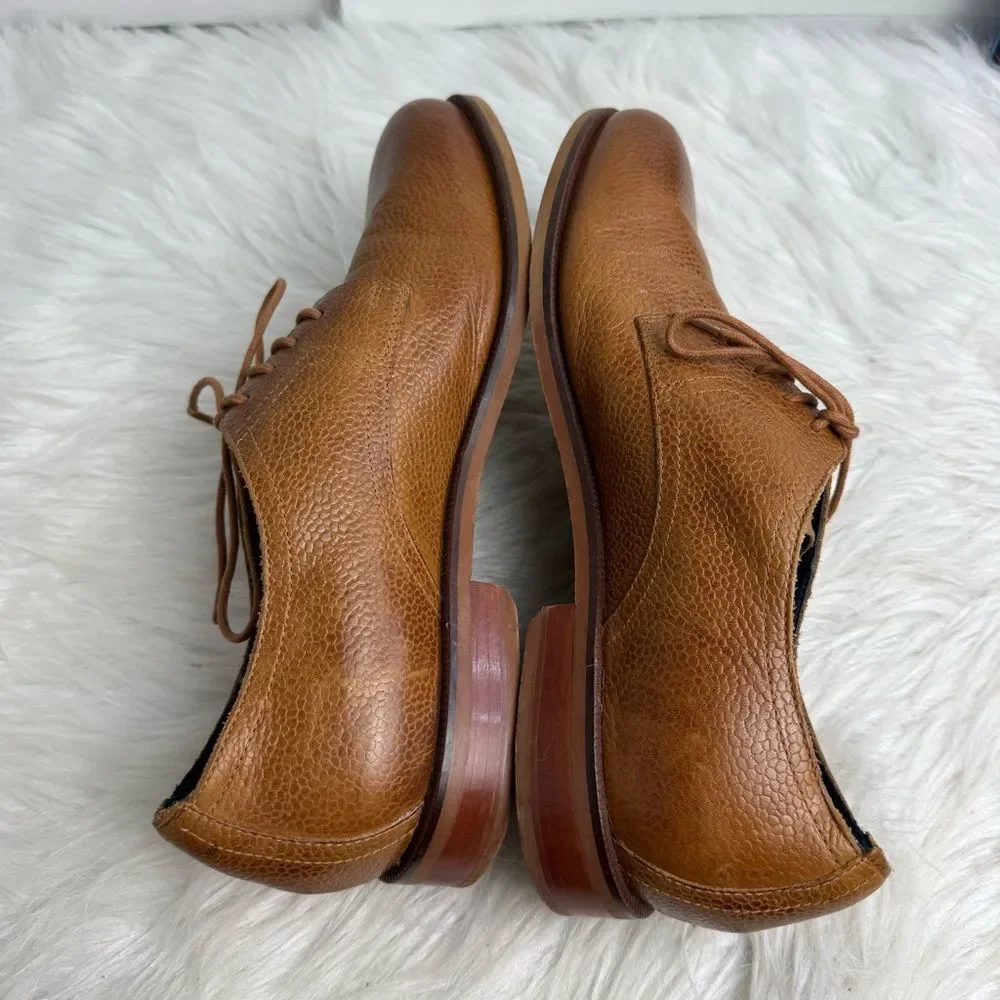 Cole Haan Carter‎ Cuoio Leather Plain Oxfords Dress
